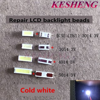 Set 200 Đèn Nền Tv 3v Led Smd 3014 4014 5014 10000k- 15000k