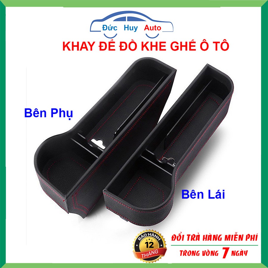 Khay Để Đồ Khe Ghế - Khay Để Đồ Khe Ghế Ô Tô - Full Bộ Ghế Lái Và Ghế Phụ