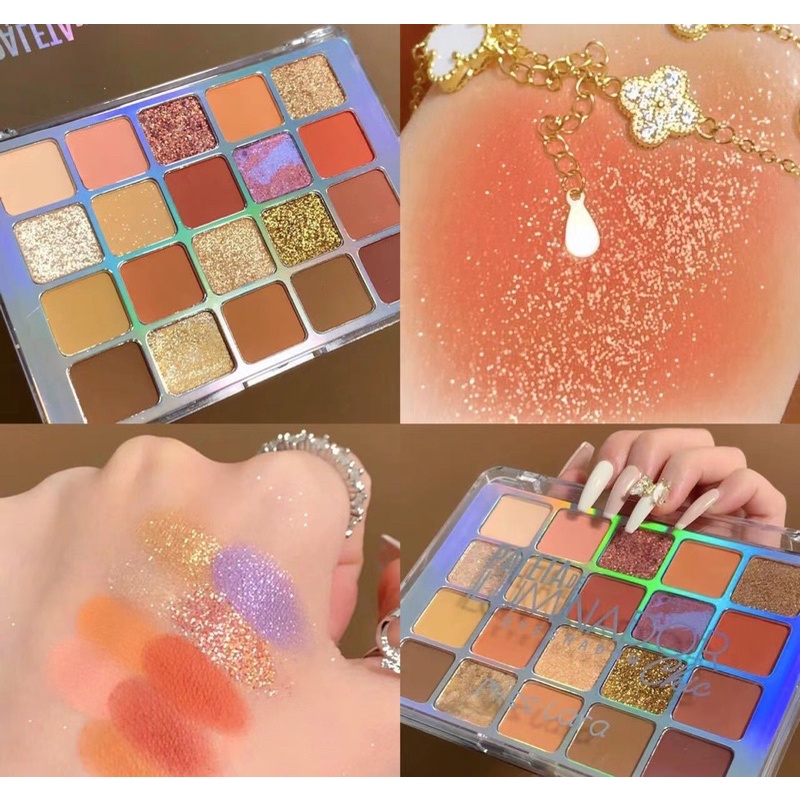 [Siêu Đẹp - VIP] Bảng Phấn Mắt 20 Ô Coral Sunset Eyeshadow Palette