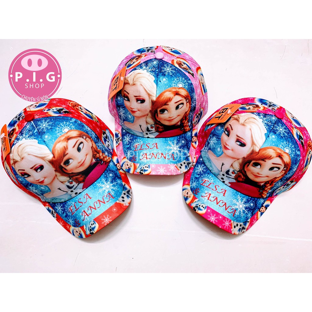 Nón kết ELSA &amp; ANNA cho bé gái 2-6 tuổi