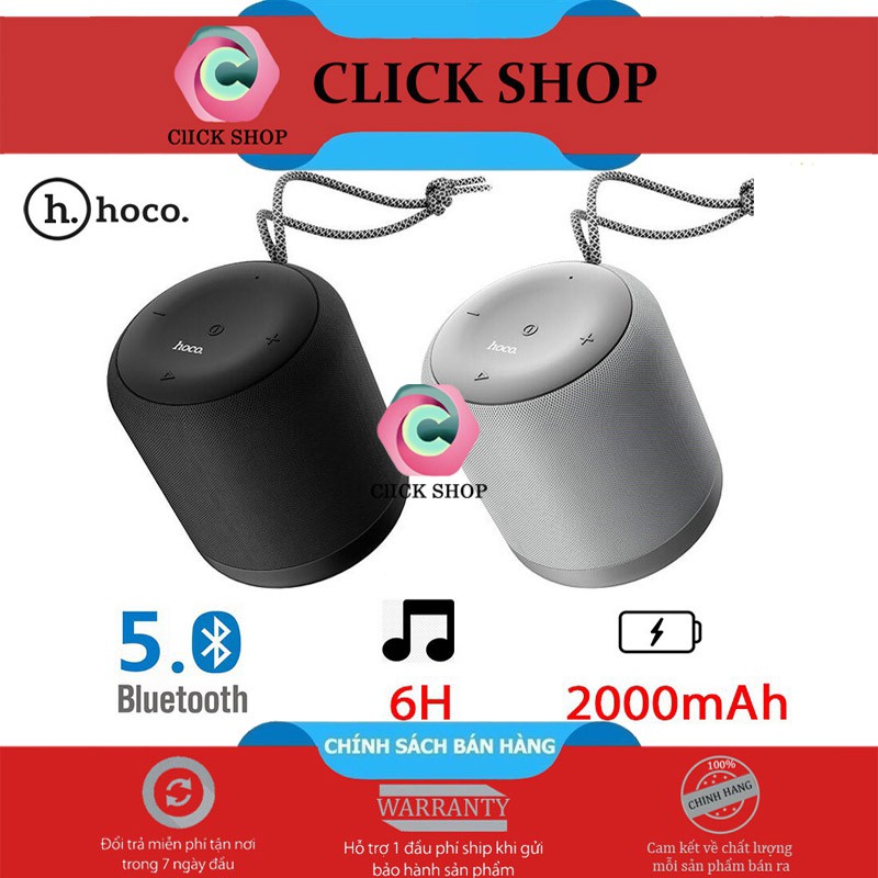 Loa bluetooth hoco BS30 hỗ trợ thẻ nhớ TF cổng AUX và bluetooth V5.0