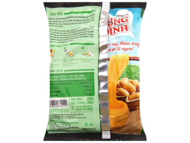 (10 Gói) Mì cung đình lẩu tôm chua cay 80g