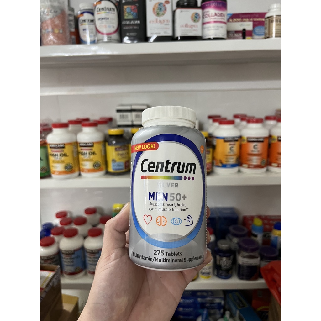 Vitamin tổng hợp Centrum Silver Ultra Men 50+ Dành Cho Nam giới Trên 50 Tuổi.