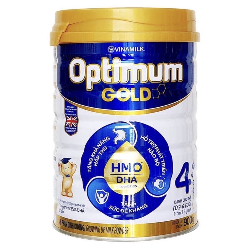 Sữa bột Optimum Gold 4 dành cho trẻ 2-6 tuổi ( lon 900g)