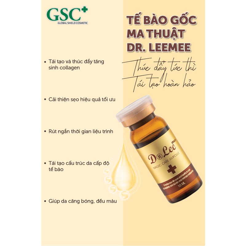 Tế Bào Gốc Giảm Nám, Làm Đầy Sẹo, Trẻ Hóa Da Dr Lee Mee Magic Care Ampoule - 01 ống x 10ml