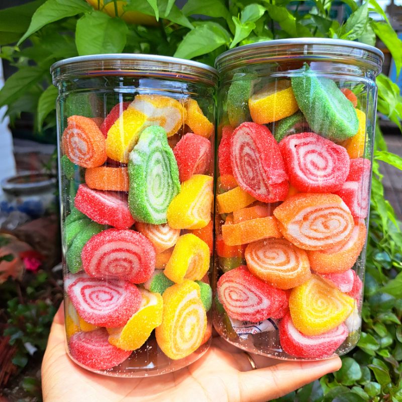 450gr Kẹo Dẻo Xoắn Thái Lan - Kẹo Dẻo Đường Vị Trái Cây thơm, ngon.