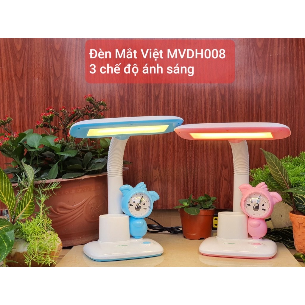 [Hàng đẹp] Đèn học để bàn, đèn học chống cận Mắt Việt 3 chế độ ánh sáng - VPP THIÊN ÁI