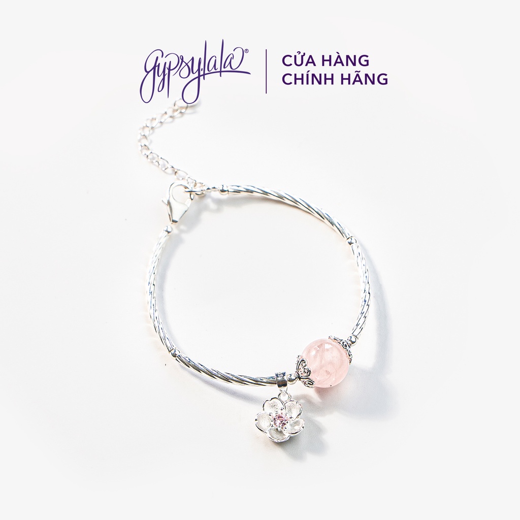 Vòng Tay Đơn Giản Thạch Anh Hồng SP004114 Gypsy.lala