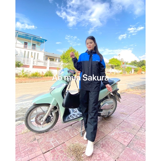 Áo mưa chống thấm Nhật Bản 2 lớp cao cấp