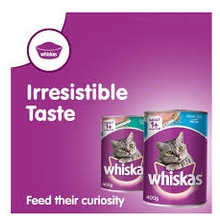 Pate mèo lon whiskas 400g thức ăn dinh dưỡng cho mèo