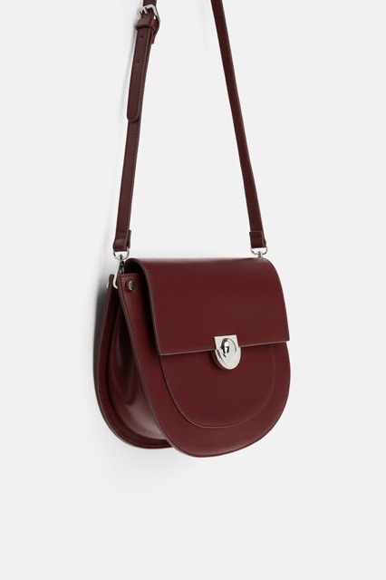 (Zara đủ bill) Túi Zara Medium Oval Crossbody Bag