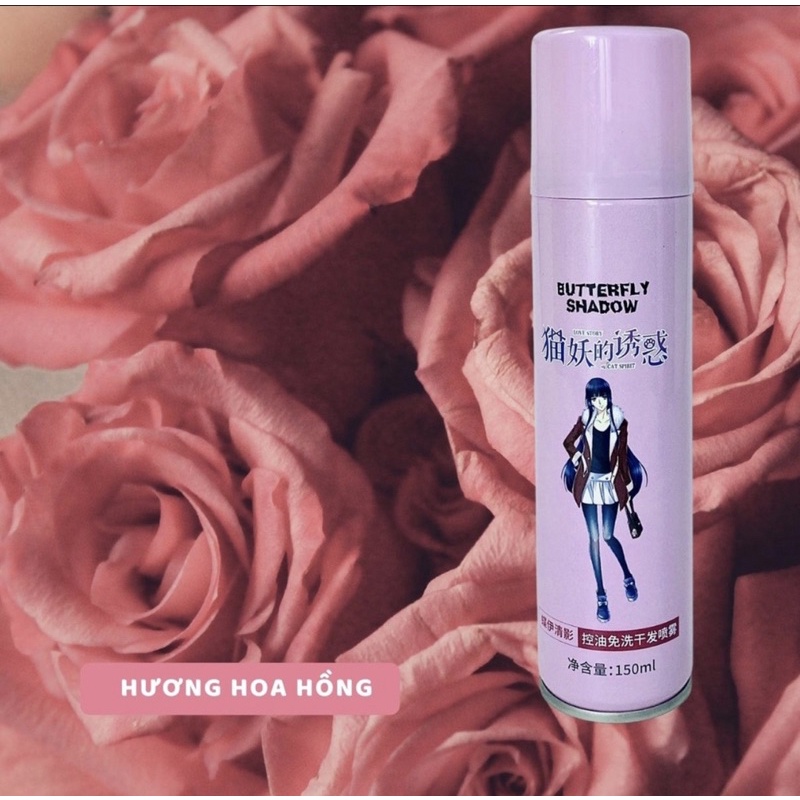 Dầu gội khô Butterfly 150ml