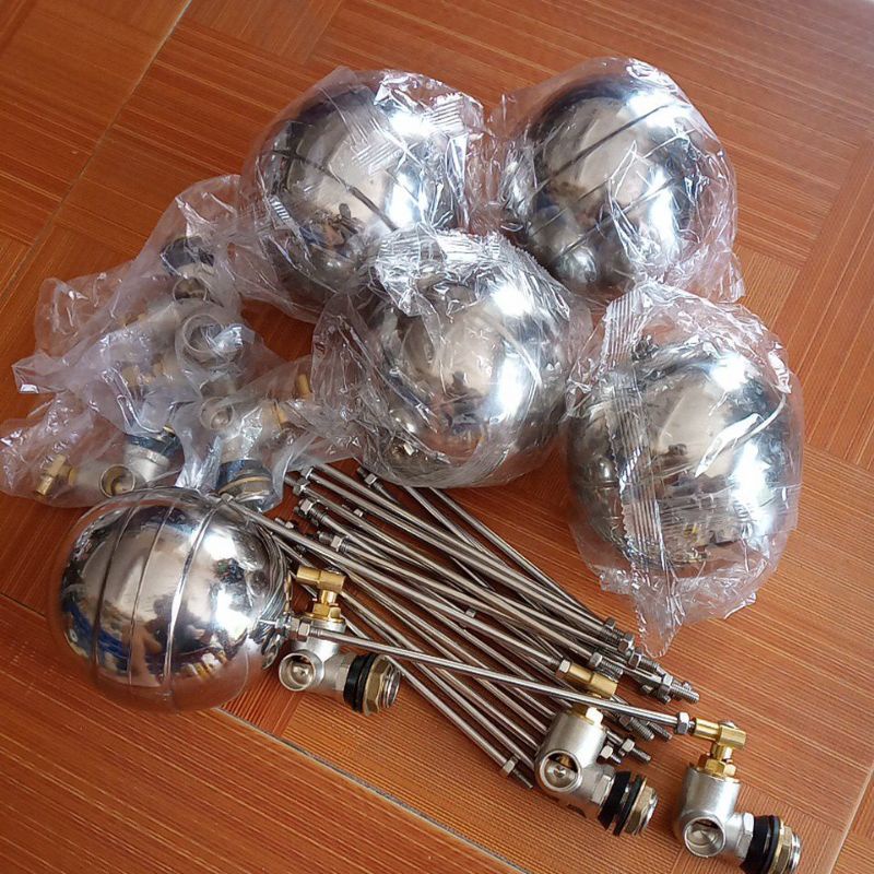 Phao cơ inox 304 chống rỉ sét ren 21 thông dụng dùng cho nước sạch