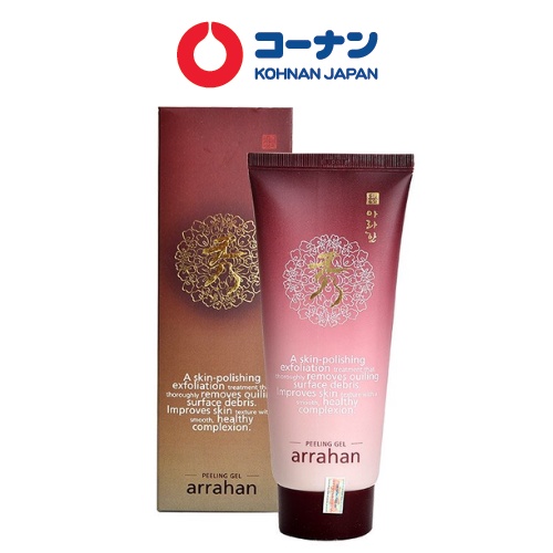Tẩy tế báo chết cho mặt ARRAHAN sáng da dạng gel 180ml