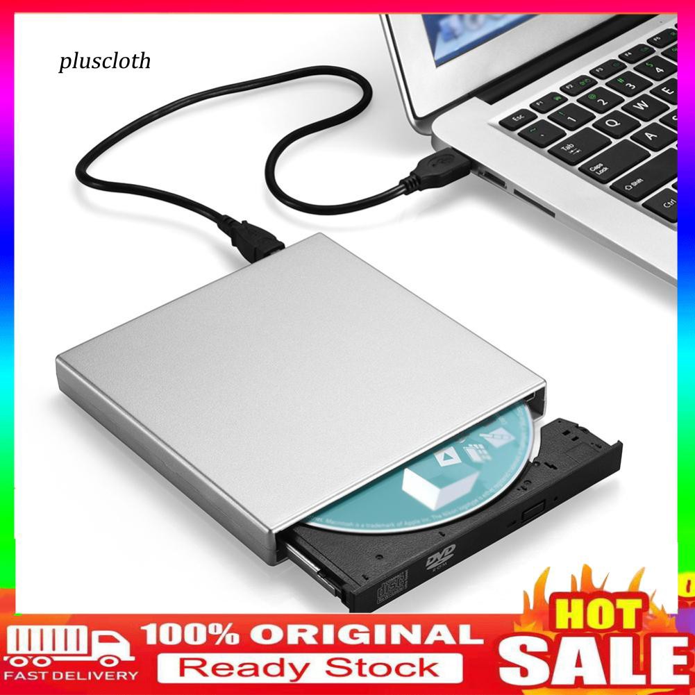 Ổ đĩa DVD/CD gắn ngoài giắc cắm USB dành cho laptop/máy tính tiện dụng