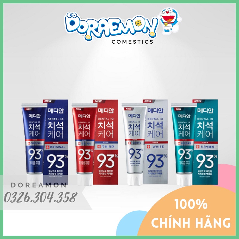 [CHÍNH HÃNG 100%] Kem Đánh Răng Median Dental IQ 93% - Bán chạy số 1 hàn quốc - Bảo vệ răng chắc khỏe- Dùng là mê