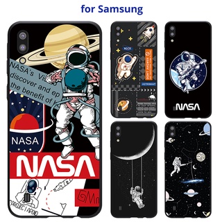 Ốp Điện SAMSUNG A24 A14 A34 A54 A11 M11 A51 A30 A20 A71 A70S A70 4g 5g thoại mềm họa tiết bầu trời sao mặt nhám cho