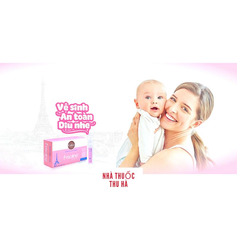FYSOLINE Nước muối sinh lý hàng đầu tại Pháp 40 tép 5ml