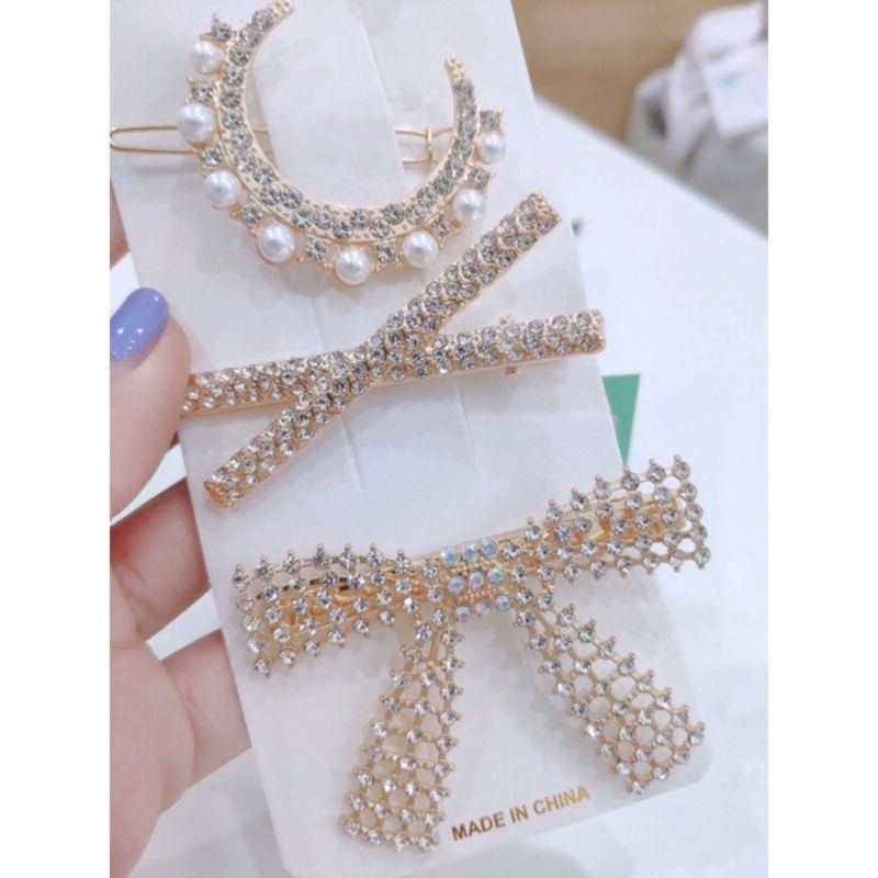 Set 5 Kẹp Tóc Tiểu Thư Cực Dễ Thương