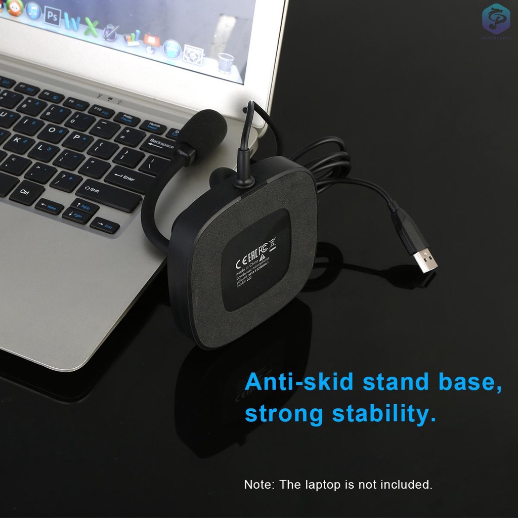 Micro Để Bàn Có Dây Usb Xoay 360 Độ Có Thể Điều Chỉnh Không Gây Tiếng Ồn | BigBuy360 - bigbuy360.vn