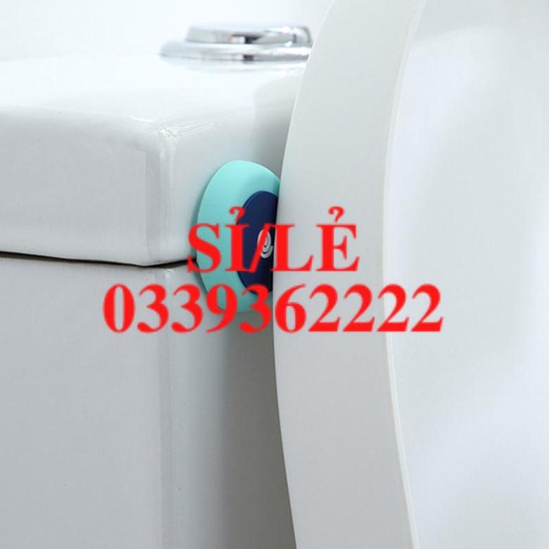 Miếng đệm chống sốc bảo vệ tay nắm cửa/nắp đậy bệ toilet kiểu hoạt hình dễ thương  HAIANHSHOP