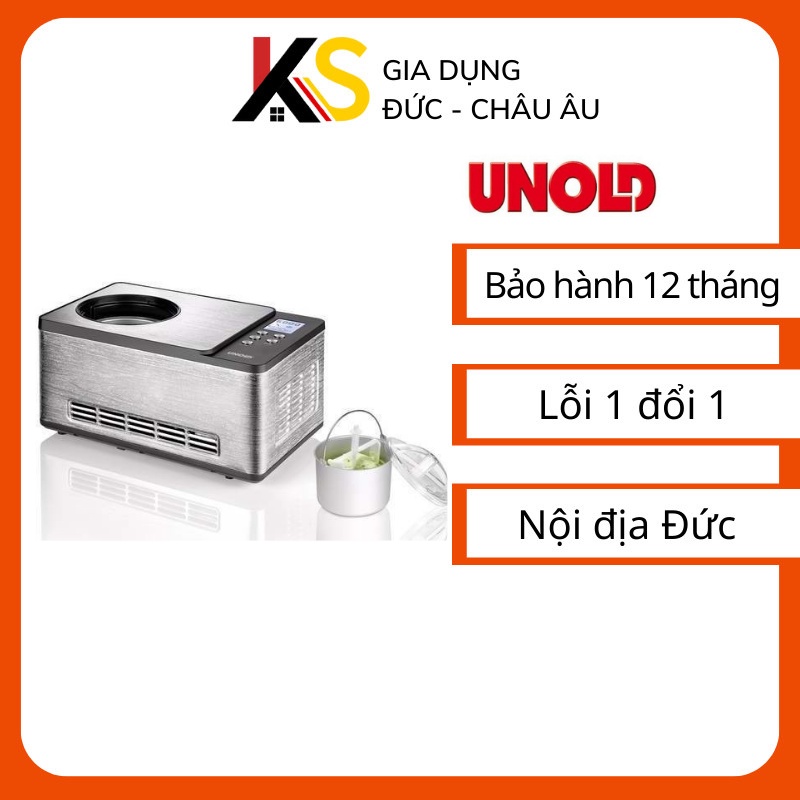 [Mã ELHADEV giảm 4% đơn 300K] Máy làm kem UNOLD 48895 - 1,5L Kem- Đủ Loại/Màu - Chất Lượng Cao