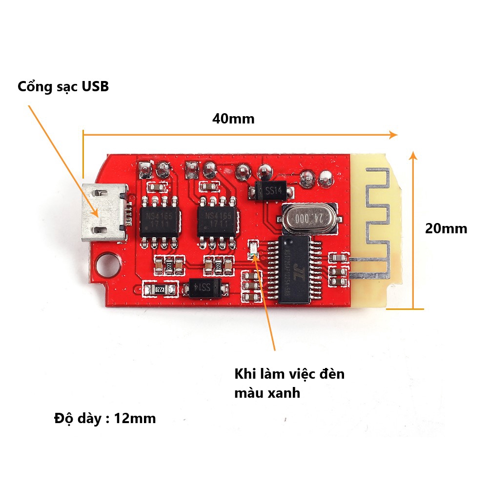 Module âm thanh bluetooth 4.2 JZ-B5W2