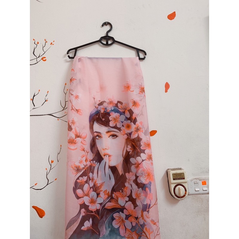 Vải tơ óng để may áo dài cách tân