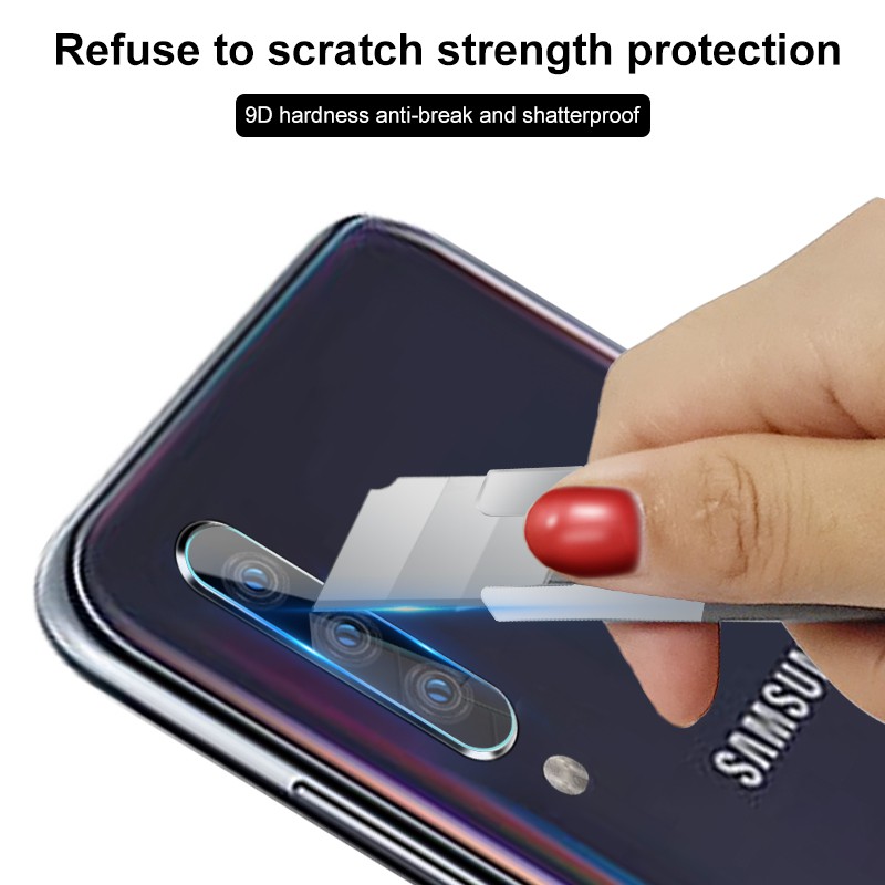 Camera phía sau phim bảo vệ Samsung Galaxy S8 S9 S10 J4 J6 Plus Phone Camera Protective HD Screen Tempered Lens Film