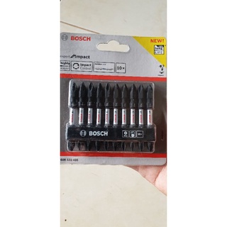 Vĩ 10 mũi bắn vít ph2 2 đầu dài 65mm bosch chính hãng
