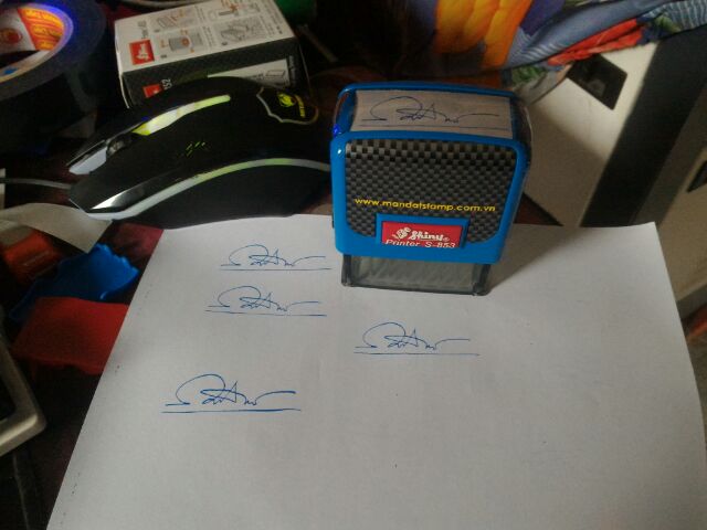 Đấu chữ ký 4,6 cm *17cm