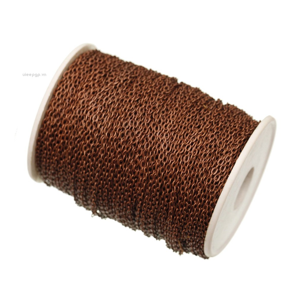 Uieepgp Dây Cáp Kim Loại Dạng Hở Mạ Vàng Bạc Dài 5m 4 Màu Sắc Để Tìm Trang Sức