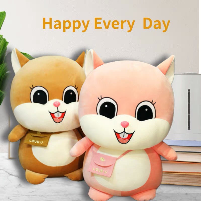 Gấu Bông Sóc Đeo Túi- Sóc Nhồi Bông Cao Cấp Gấu Bông City