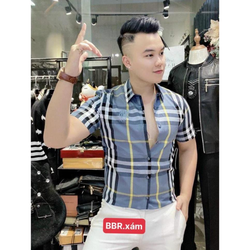Áo sơ mi nam ngăn tay cao cấp sọc kẻ .shopakhang68 | BigBuy360 - bigbuy360.vn