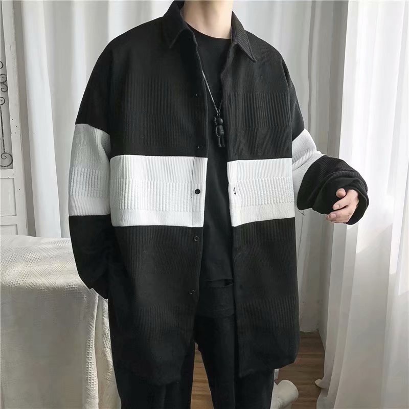 Áo Khoác Tay Dài Nam  Kiểu Dáng Đơn Giản Thời Trang Hàn Quốc Cho Nam Và Nữ Khoác Mỏng  Form Rộng Unisex