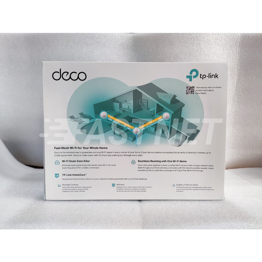Hệ Thống WiFi Mesh Cho Gia Đình TP-Link Deco M5 Chuẩn AC1300