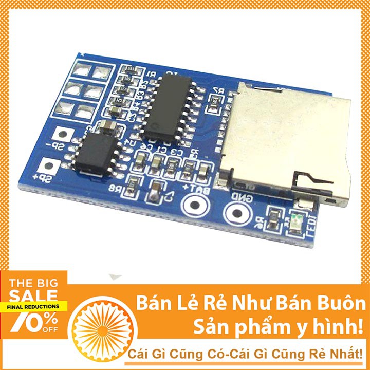 Module Giải Mã MP3 Mini 3.7-5.5VDC 3W