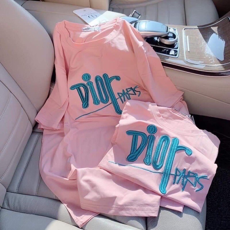 (HÀNG LOẠI 1) Áo phông thêu  DI O R  100% cotton đủ size 40-70kg | BigBuy360 - bigbuy360.vn