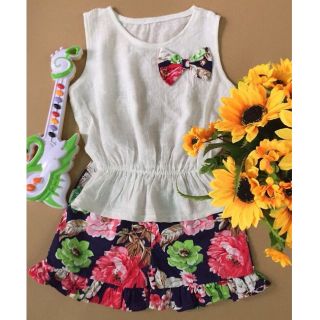 Bộ quần áo thô đũi đẹp cho bé gái, bộ đồ cho bé gái