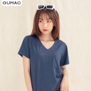Áo thun cổ tim túi đắp ATA10100 GUMAC