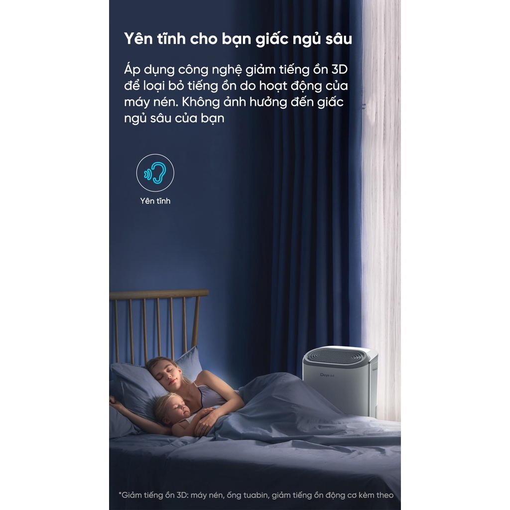 Máy hút ẩm thông minh Deye 12L Z12A3