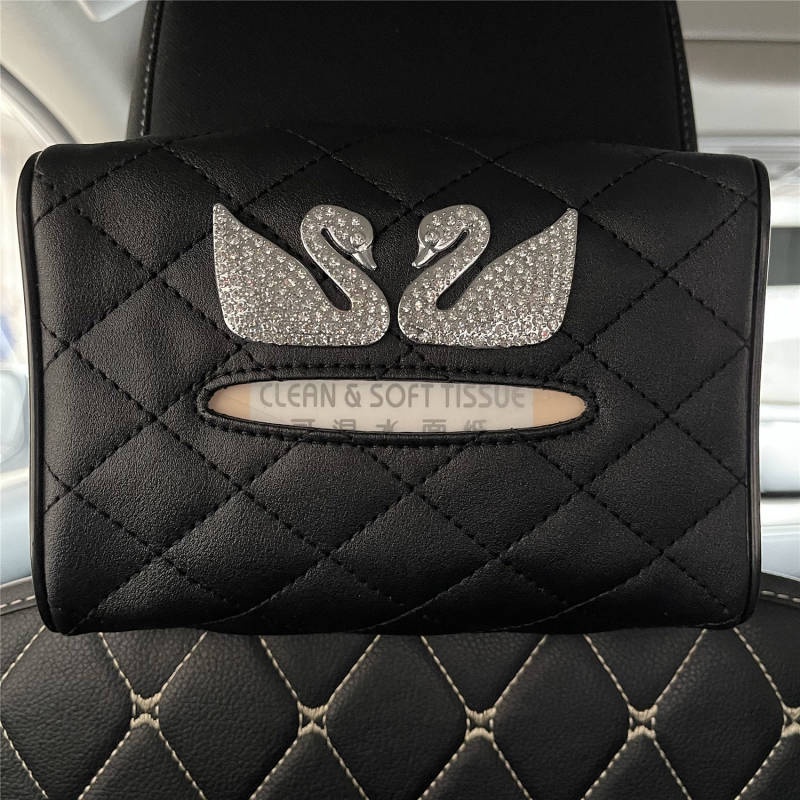 Tissue Box for Car Creative Car Tissue Bag Napkin Carton Hanging Car Sun Visor Armrest Box Tissue Box for Women car accessories a6nE