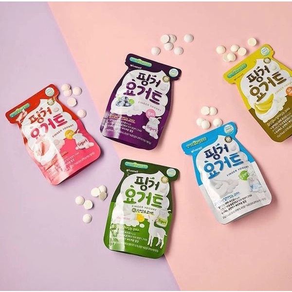 Sữa Chua Trái Cây Sấy Lạnh IVENET Hàn Quốc Thơm Mát Tươi Ngon Dành Cho Bé Yêu Tập Ăn Dặm