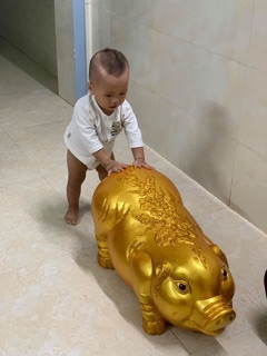 Heo đất tiết kiệm tiền to khủng 80 cm
