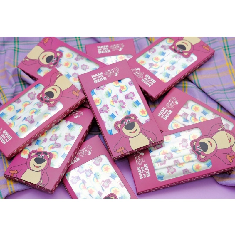 Khẩu trang gấu Lotso Toystory | BigBuy360 - bigbuy360.vn
