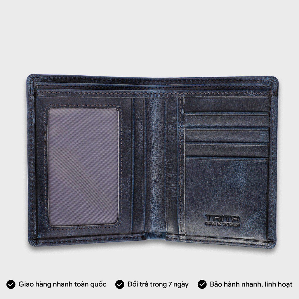 [Mã WABRWB24 giảm 30K đơn 99K] Ví nam - nữ thời trang da bò thật TRITA RVN001 nhiều màu | BigBuy360 - bigbuy360.vn