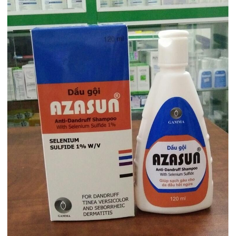 AZASUN 120ML. GIÚP SẠCH GÀU CHO DA ĐẦU HẾT NGỨA (MP2)
