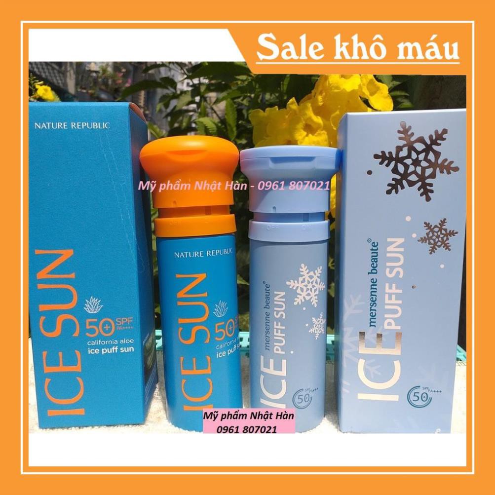 Kem chống nắng ICE SUN/ ICESUN/ ICE PUFF SUN SPF 50+ MẪU MỚI 2020