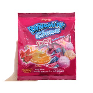 Kẹo Mềm Dynamite Hương Trái Cây Và Socola Gói 125G