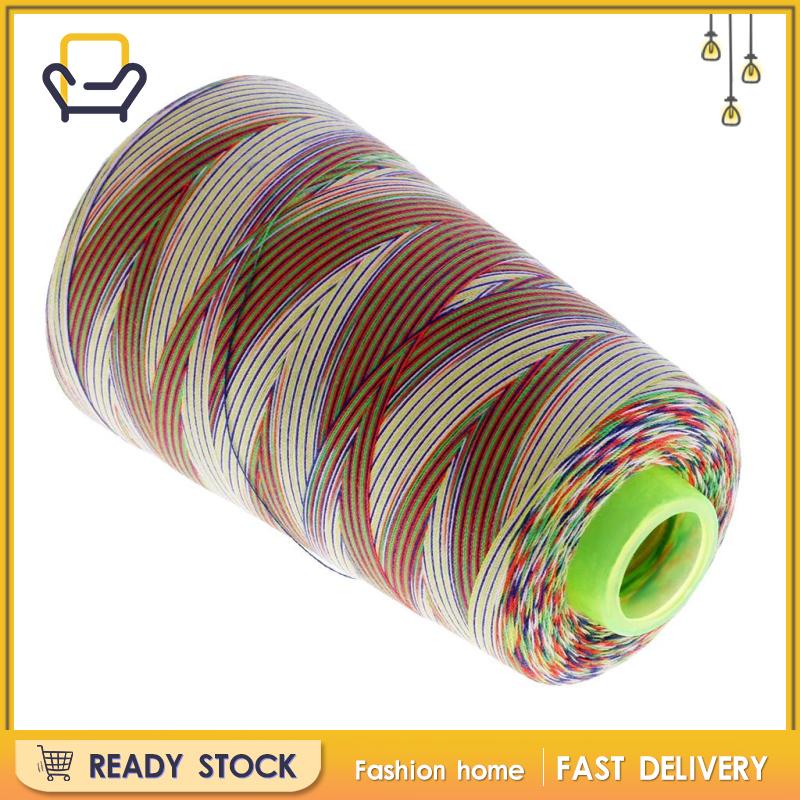 1 Cuộn Chỉ Polyester 40s / 2 Màu Cầu Vồng 40Mm Happi2ness